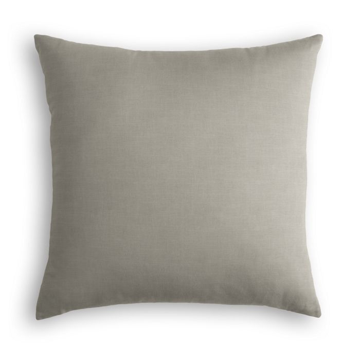 Throw Pillow in Classic Linen - Stone