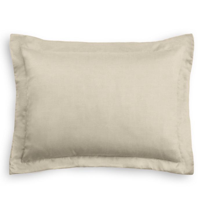 Pillow Sham in Classic Linen - Toast