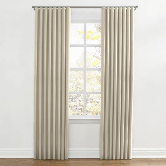 Ripplefold Drapery in Classic Linen - Toast
