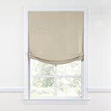 Relaxed Roman Shade in Classic Linen - Toast