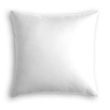 Throw Pillow in Classic Linen - White