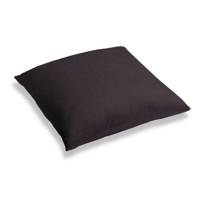 Simple Floor Pillow in Classic Velvet - Charcoal