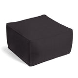Square Pouf in Classic Velvet - Charcoal