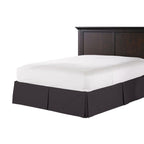 Tailored Bedskirt in Classic Velvet - Charcoal