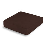 Box Floor Pillow in Classic Velvet - Chocolate