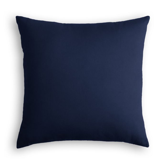 Throw Pillow in Classic Velvet - Navy