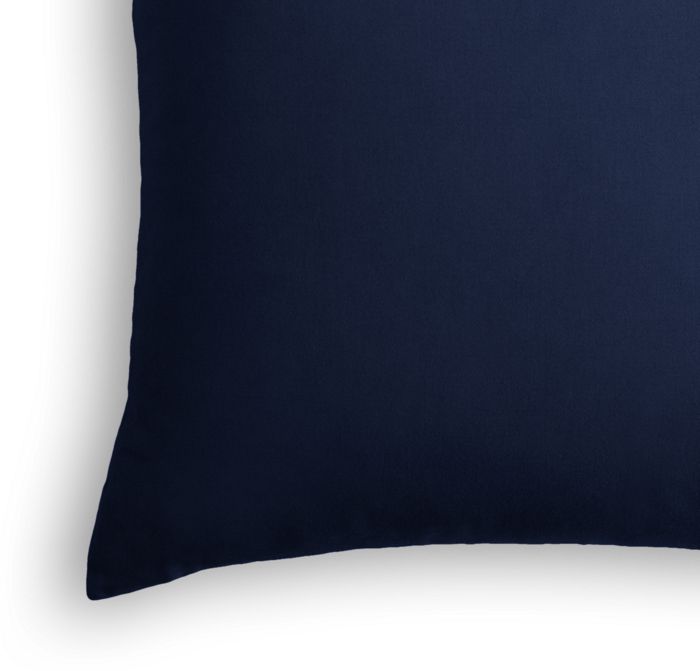 Throw Pillow in Classic Velvet - Navy