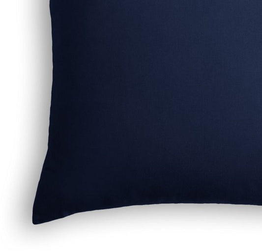 Throw Pillow in Classic Velvet - Navy