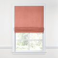 Flat Roman Shade in Classic Velvet - Nectar
