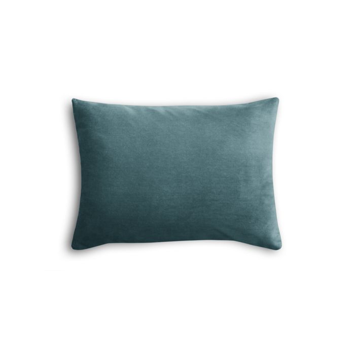 Boudoir Pillow in Classic Velvet - Peacock