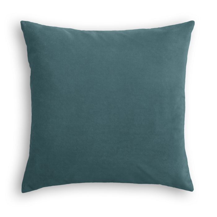 Euro Sham in Classic Velvet - Peacock