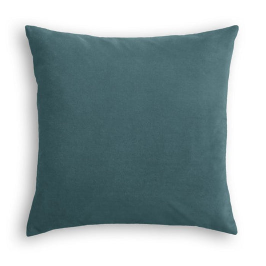Euro Sham in Classic Velvet - Peacock