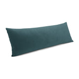 Large Lumbar Pillow in Classic Velvet - Peacock