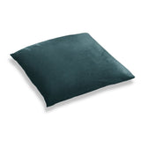 Simple Floor Pillow in Classic Velvet - Peacock