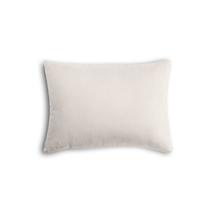 Boudoir Pillow in Classic Velvet - Snow