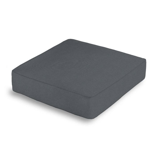 Box Floor Pillow in Classic Velvet - Steel