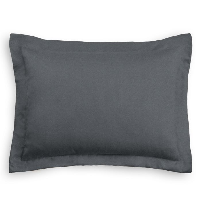 Pillow Sham in Classic Velvet - Steel