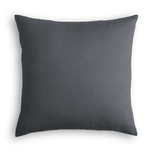 Throw Pillow in Classic Velvet - Steel