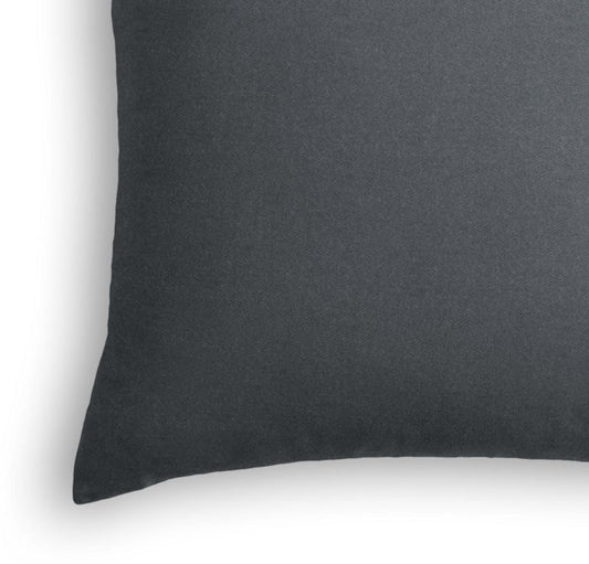Throw Pillow in Classic Velvet - Steel