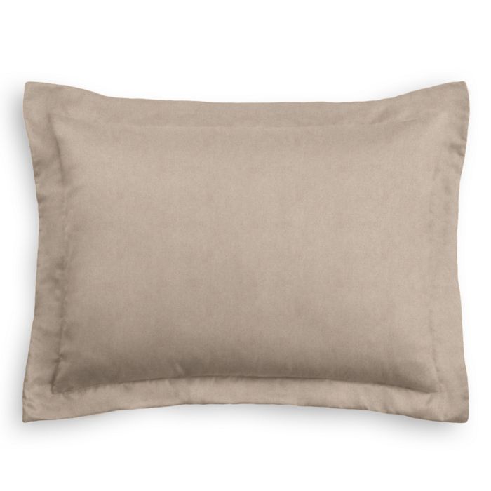Pillow Sham in Classic Velvet - Taupe