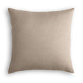 Throw Pillow in Classic Velvet - Taupe