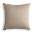 Throw Pillow in Classic Velvet - Taupe