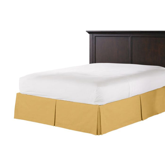 Tailored Bedskirt in Classic Velvet - Wheat