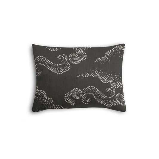 Boudoir Pillow in Cloudburst - Graphite