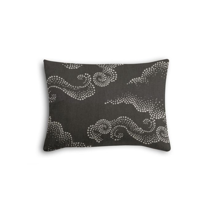 Boudoir Pillow in Cloudburst - Graphite