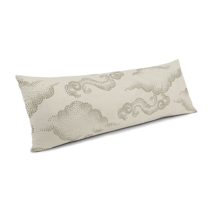 Large Lumbar Pillow in Cloudburst - Pearl