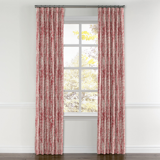 Convertible Drapery in Rope Walk - Grenadine