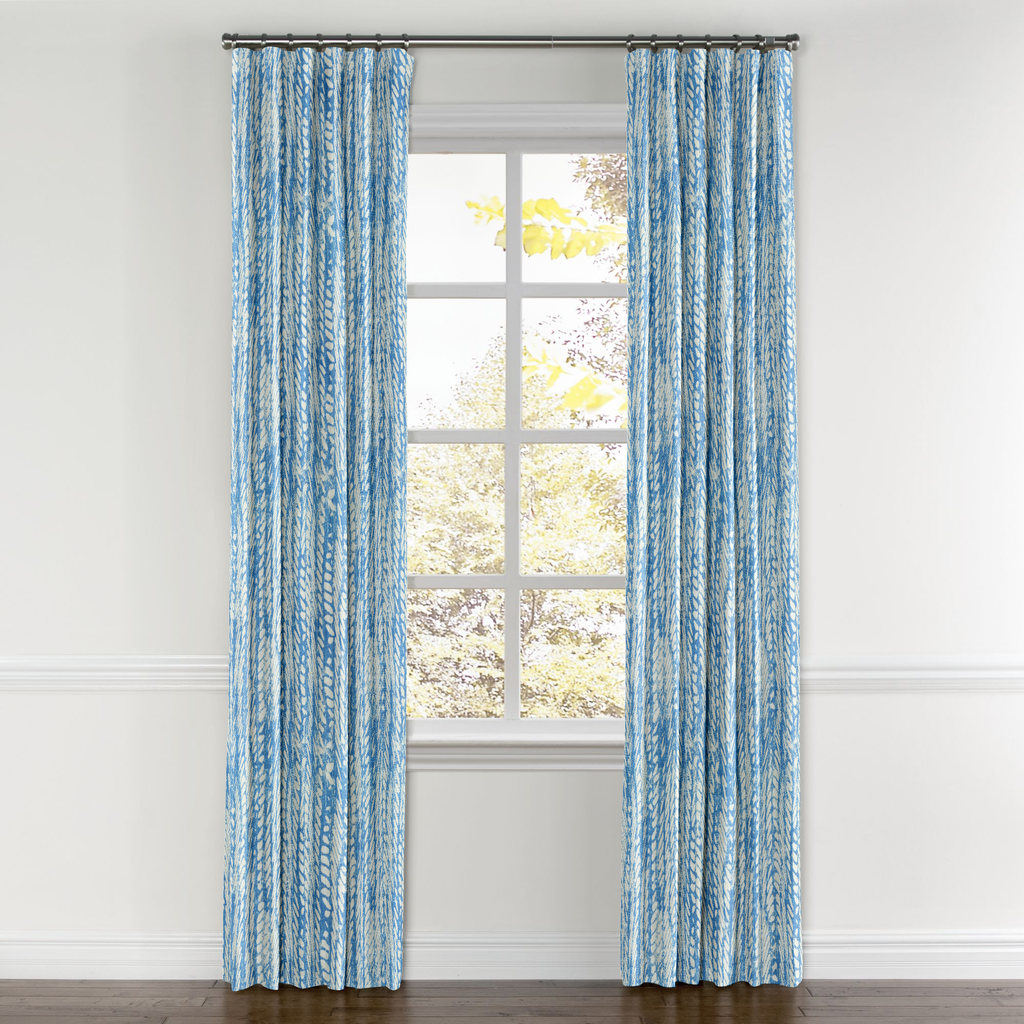 Convertible Drapery in Rope Walk - Persian Blue