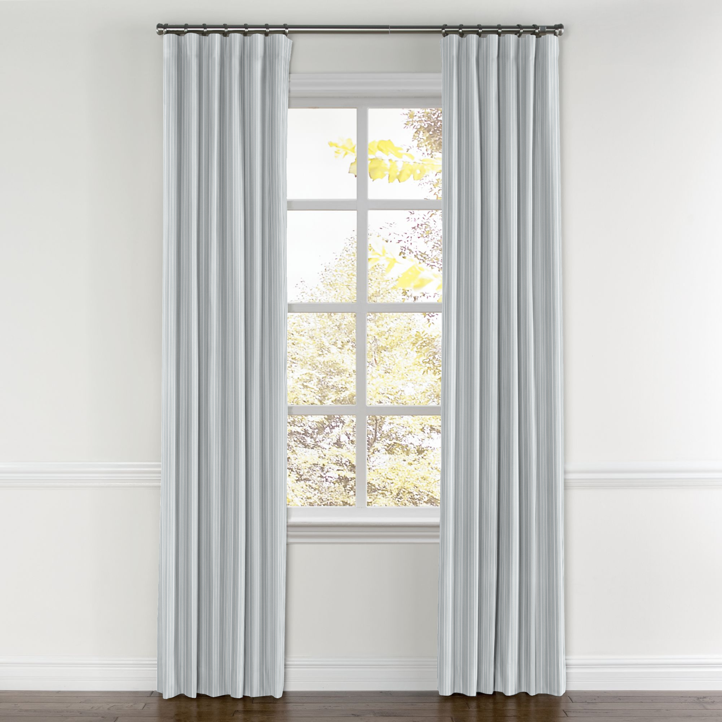Convertible Drapery in Murali - Gray