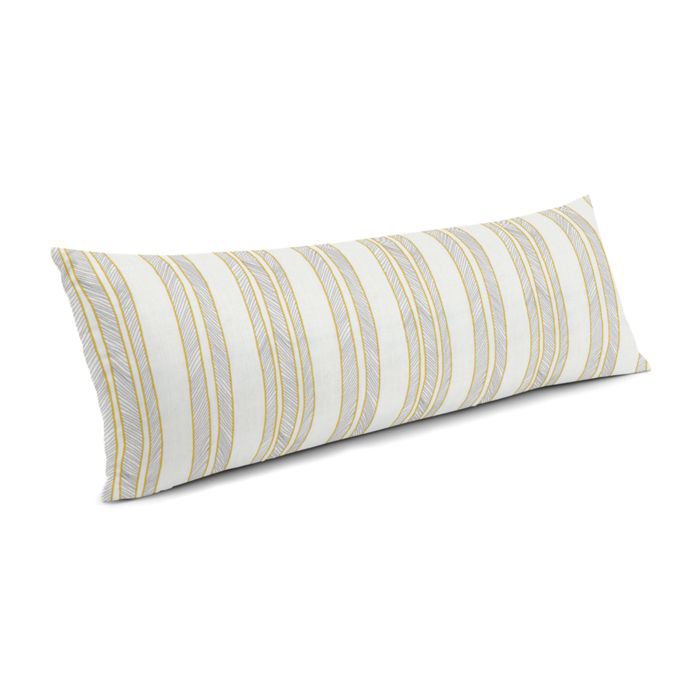 Large Lumbar Pillow in Cords - Sunny