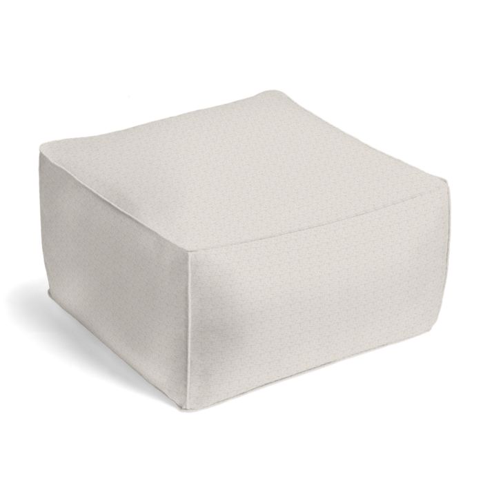 Square Pouf in Cozy Up - Natural