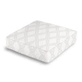 Box Floor Pillow in Diamonds Are Forever - Ash