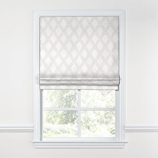Flat Roman Shade in Diamonds Are Forever - Ash