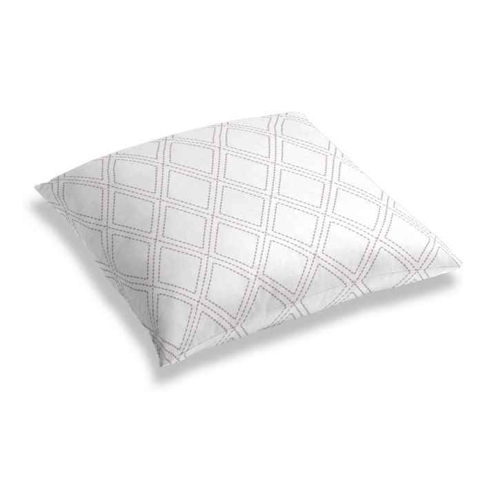 Simple Floor Pillow in Diamonds Are Forever - Ash