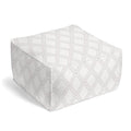 Square Pouf in Diamonds Are Forever - Ash