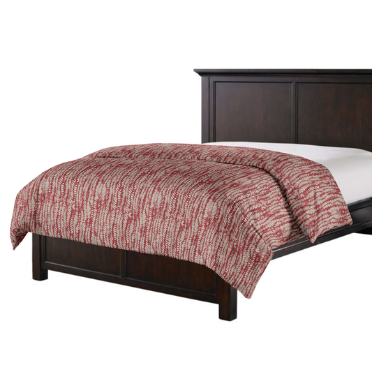 Duvet Cover in Rope Walk - Grenadine