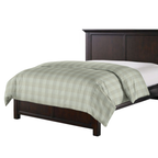 Duvet Cover in Foxy Plaid - Dune