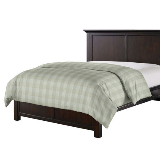 Duvet Cover in Foxy Plaid - Dune