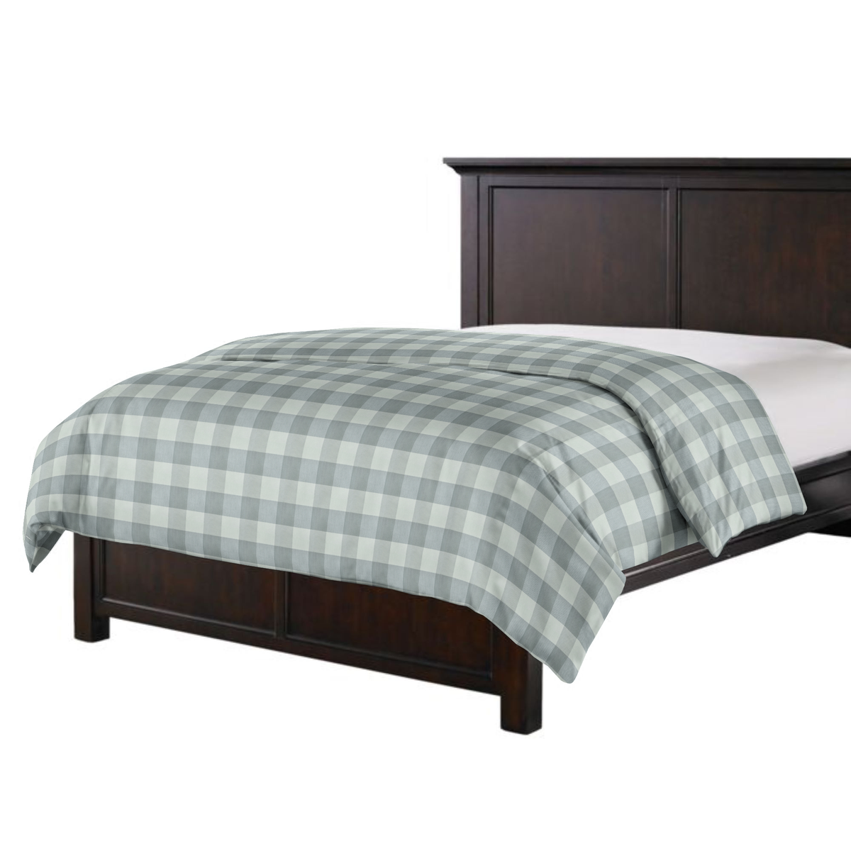 Duvet Cover in Foxy Plaid - Dusk