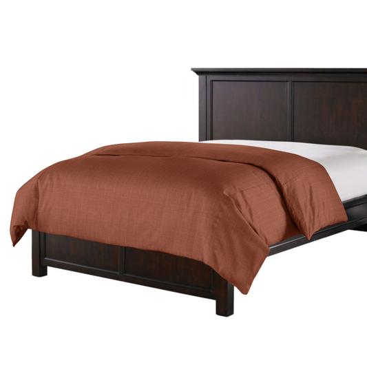 Duvet Cover in Moray - Clay