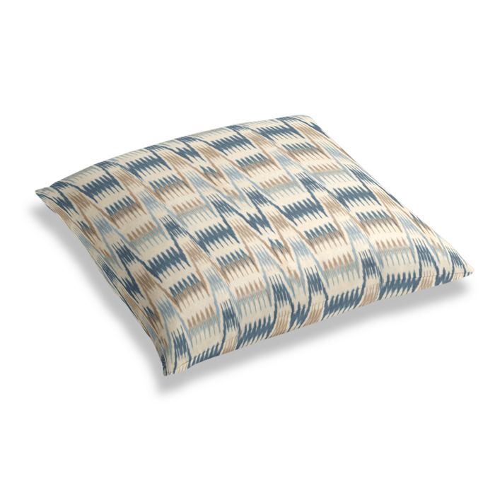 Simple Floor Pillow in Ebb & Weave - Blueberry