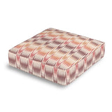 Box Floor Pillow in Ebb & Weave - Cranberry