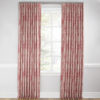 Euro Pleat Drapery in Rope Walk - Grenadine