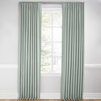 Euro Pleat Drapery in Baldwin - Cornflower