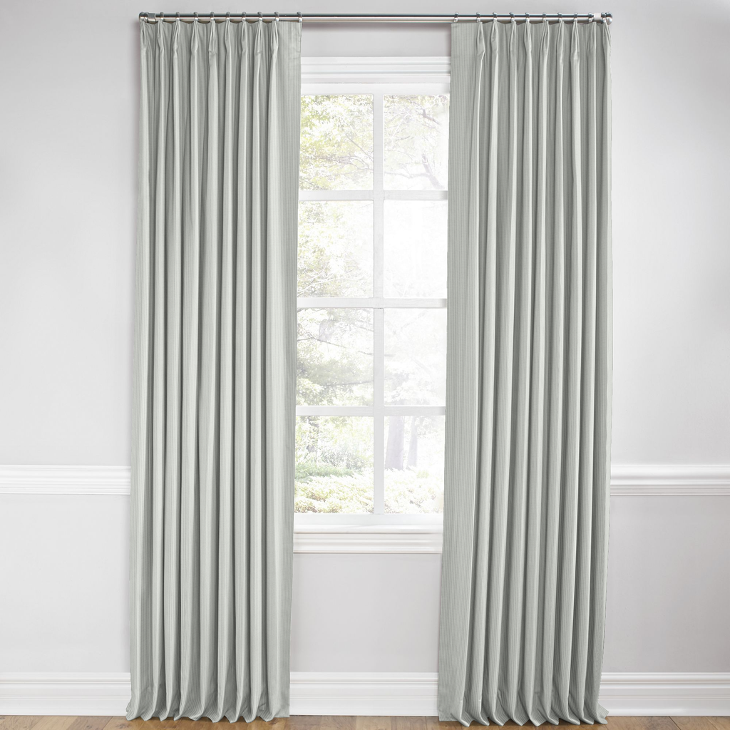 Euro Pleat Drapery in Baldwin - Fog