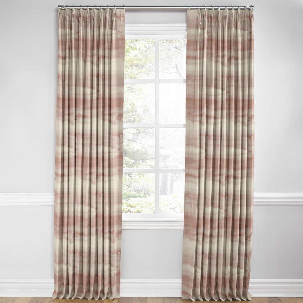 Euro Pleat Drapery in Up In The Sky - Blush